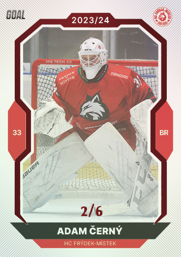 Černý Adam 23-24 GOAL Cards Chance liga Red #313
