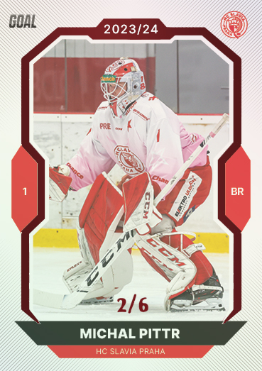 Pittr Michal 23-24 GOAL Cards Chance liga Red #328