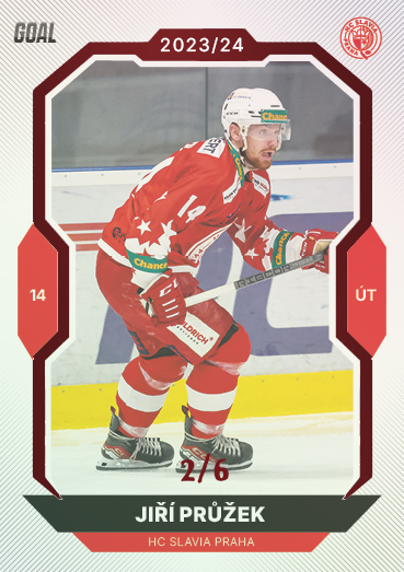 Průžek Jiří 23-24 GOAL Cards Chance liga Red #335