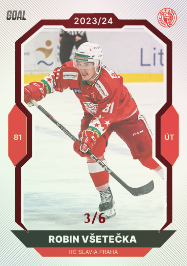 Všetečka Robin 23-24 GOAL Cards Chance liga Red #338