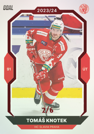 Knotek Tomáš 23-24 GOAL Cards Chance liga Red #339