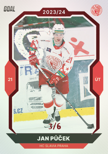 Půček Jan 23-24 GOAL Cards Chance liga Red #340