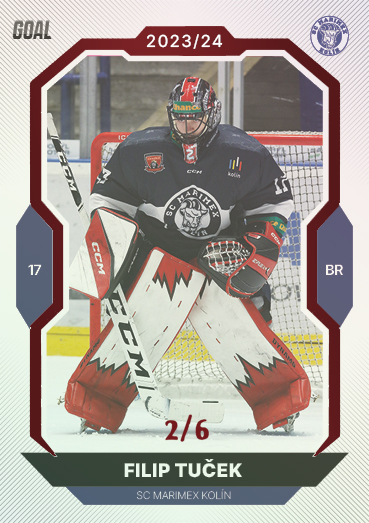 Tuček Filip 23-24 GOAL Cards Chance liga Red #345