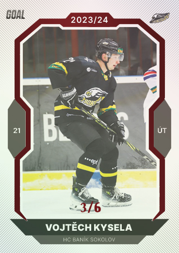 Kysela Vojtěch 23-24 GOAL Cards Chance liga Red #369