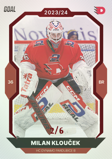 Klouček Milan 23-24 GOAL Cards Chance liga Red #371