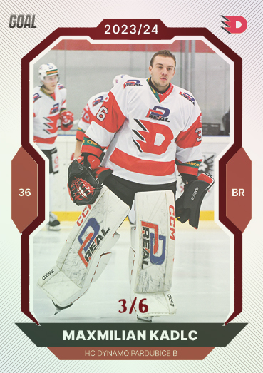 Kadlc Maxmilian 23-24 GOAL Cards Chance liga Red #372