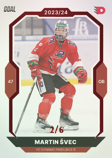 Švec Martin 23-24 GOAL Cards Chance liga Red #377