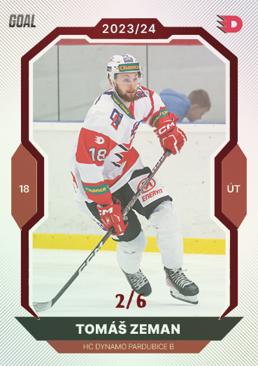 Zeman Tomáš 23-24 GOAL Cards Chance liga Red #382