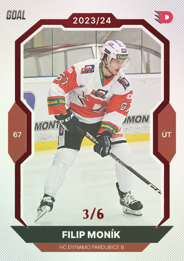 Moník Filip 23-24 GOAL Cards Chance liga Red #385