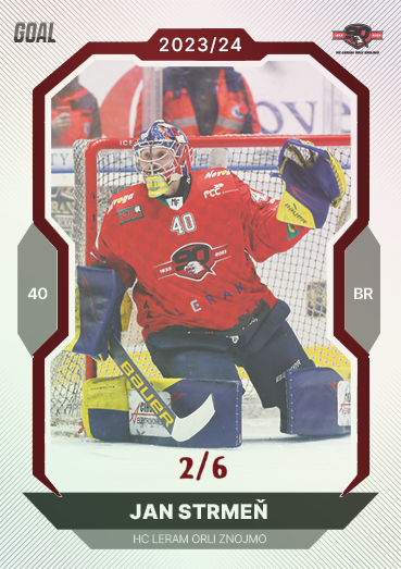 Strmeň Jan 23-24 GOAL Cards Chance liga Red #387