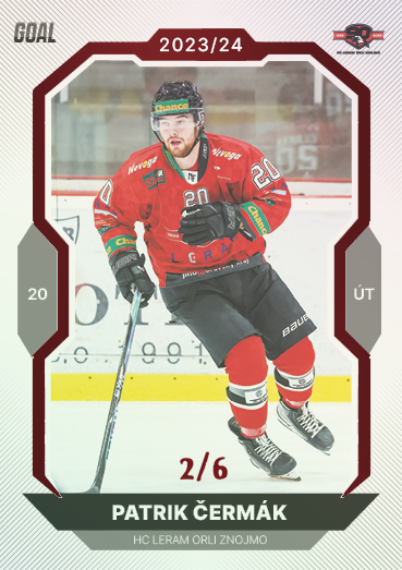 Čermák Patrik 23-24 GOAL Cards Chance liga Red #393