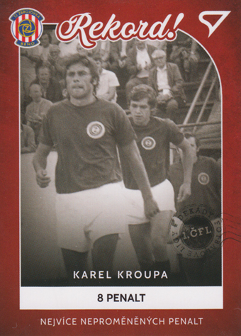 Kroupa Karel 2023 Dekády fotbalové ligy Rekord #R-004