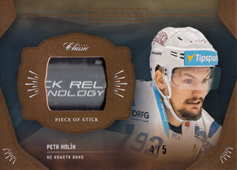 Holík Petr 20-21 OFS Classic Game Used Remnants Black Cut #RPS-PHO
