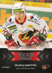 Matýs Ondřej 18-19 Premium Cards Rookie Gems #RC-28
