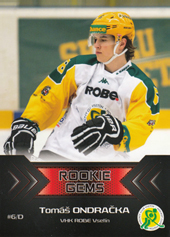 Ondračka Tom 18-19 Premium Cards Rookie Gems #RC-35