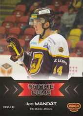 Mandát Jan 18-19 Premium Cards Rookie Gems #RC-40