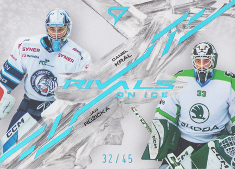 Král Růžička 24-25 Tipsport Extraliga Rivals on Ice Blue Glacier #RI-15