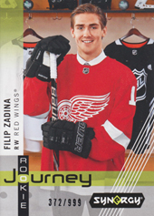 Zadina Filip 19-20 Synergy Rookie Journey Draft Day #RP-3