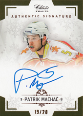 Machač Patrik 18-19 OFS Rytíři Kladno XMAS Edition Authentic Signature #RKAS6