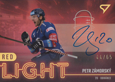 Zámorský Petr 22-23 Tipsport Extraliga Red Light Auto #RLS-PZ