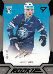 Rácz Samuel 18-19 Tipsport Liga Rookie Black Auto #R02