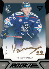Václav Rastislav 18-19 Tipsport Liga Rookie Black Auto #R04