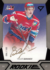 Baranov Yegor 18-19 Tipsport Liga Rookie Black Auto #R06