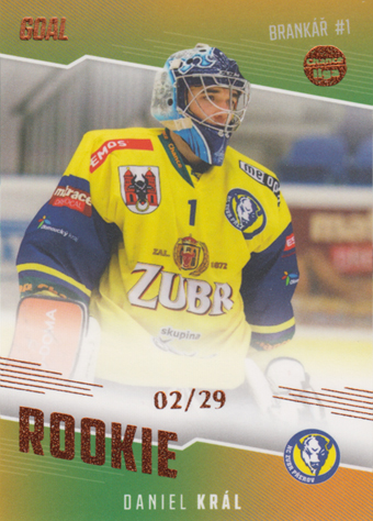 Král Daniel 22-23 GOAL Cards Chance liga Rookie Parallel #RO-8