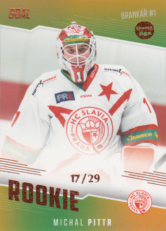 Pittr Michal 22-23 GOAL Cards Chance liga Rookie Parallel #RO-9