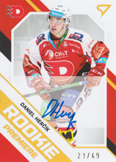 Herčík Daniel 21-22 Tipsport Extraliga Rookie Premiere Auto #RP-21