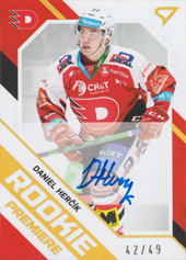 Herčík Daniel 21-22 Tipsport Extraliga Rookie Premiere Auto #RP-21