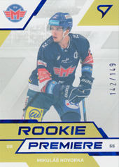 Hovorka Mikuláš 22-23 Tipsport Extraliga Rookie Premiere Limited #RP-02