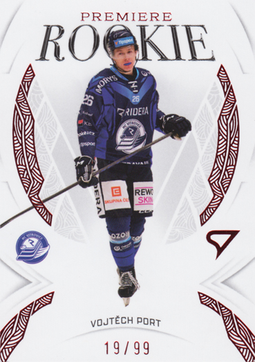 Port Vojtěch 25-26 Tipsport Extraliga Rookie Premiere Red #RP-07