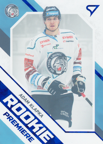 Klapka Adam 21-22 Tipsport Extraliga Rookie Premiere Limited #RP-13