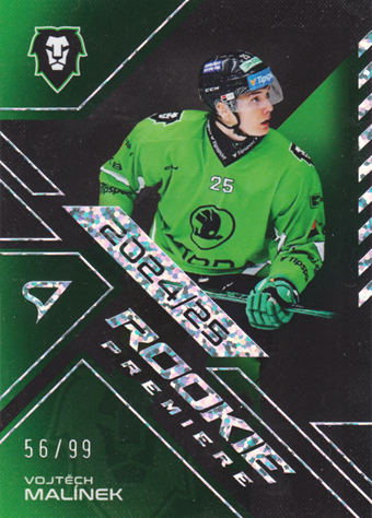 Malínek Vojtěch 24-25 Tipsport Extraliga Rookie Premiere Limited #RP-25