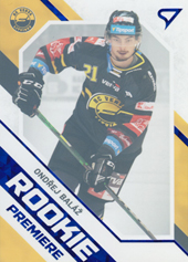 Baláž Ondřej 21-22 Tipsport Extraliga Rookie Premiere Limited #RP-30