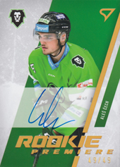 Čech Aleš 23-24 Tipsport Extraliga Rookie Premiere Auto #RPS-AC