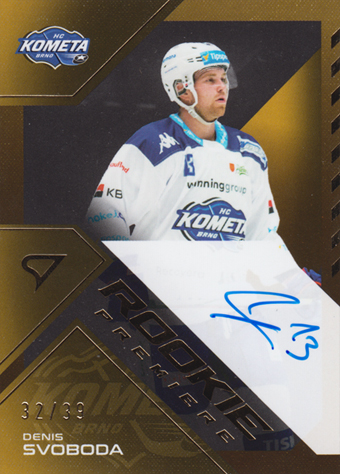 Svoboda Denis 24-25 Tipsport Extraliga Rookie Premiere Auto #RPS-DS