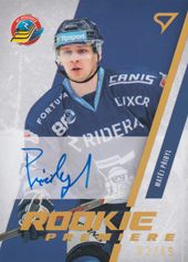 Přibyl Matěj 23-24 Tipsport Extraliga Rookie Premiere Auto #RPS-MP