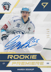 Soukup Marek 22-23 Tipsport Extraliga Rookie Premiere Auto #RPS-MS