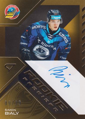Bialy Šimon 24-25 Tipsport Extraliga Rookie Premiere Auto #RPS-SB