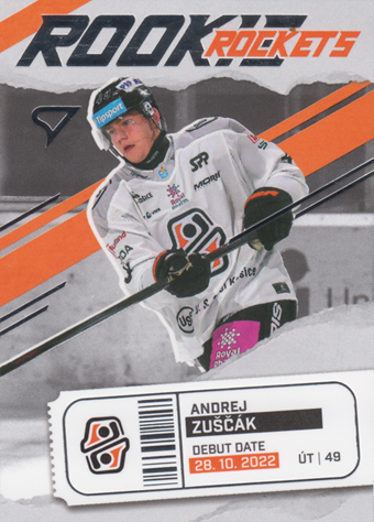 Zuščák Andrej 25-26 Tipsport Liga Rookie Rockets #RR-02