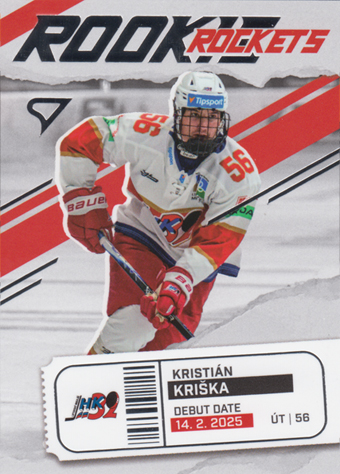 Kriška Kristián 25-26 Tipsport Liga Rookie Rockets #RR-09