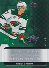Sturm Nico 19-20 Upper Deck Trilogy Rookie Renditions #RR-16