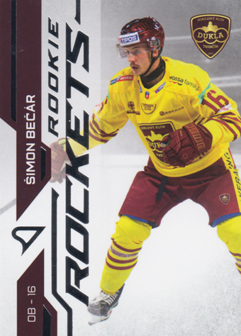 Bečár Šimon 24-25 Tipos Extraliga Rookie Rockets #RR-22
