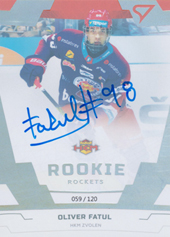 Fatul Oliver 19-20 Tipsport Liga Rookie Rockets Auto #R02