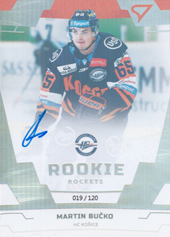 Bučko Martin 19-20 Tipsport Liga Rookie Rockets Auto #R03