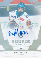 Faith Roman 2020 All Star Edition Tipsport Liga Rookie Update Auto #RU4