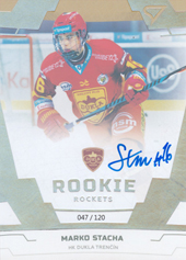 Stacha Marko 19-20 Tipsport Liga Rookie Rockets Auto #R04