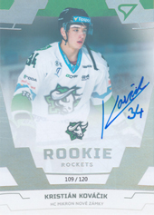 Kováčik Kristián 19-20 Tipsport Liga Rookie Rockets Auto #R06